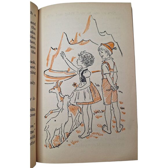 HEIDI TO READ ALOUD - Vintage Wonder Books 1950s Paperback Children's Book - Picture 4 of 4